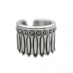 FEATHER HEAD STAR RING