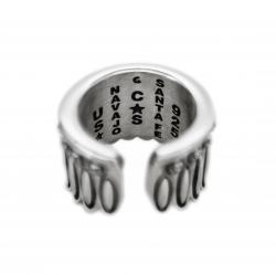 FEATHER HEAD STAR RING