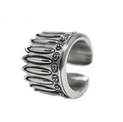 FEATHER HEAD STAR RING