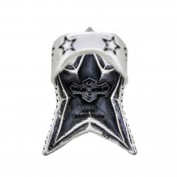 DEPP STAR RING WITH  NATURAL STONES - SAPPHIRE
