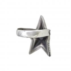 SMALLDEPP STAR RING WITH NATURAL STONES - EMERALD