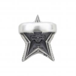 SMALLDEPP STAR RING WITH NATURAL STONES - SAPPHIRE