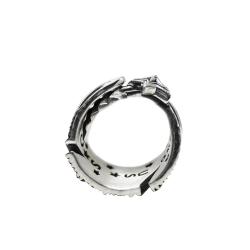 CS NAVAJO SHERIFF STAR ARROW FEATHER RING - STARRY