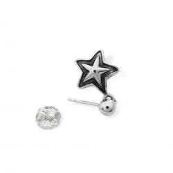 TINY DOUBLE FACE STAR EARRING