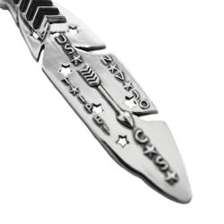 CS NAVAJO SHERIFF STAR ARROW FEATHER PENDANT – STARRY TAIPEI