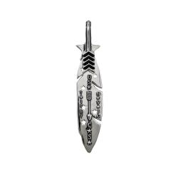 CS NAVAJO SHERIFF STAR ARROW FEATHER PENDANT – STARRY TAIPEI