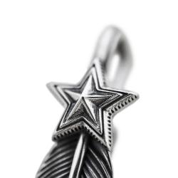 CS NAVAJO SHERIFF STAR ARROW FEATHER PENDANT – STARRY TAIPEI