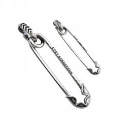 SMALL PIN-UP STAR SAFETY PIN PENDANT