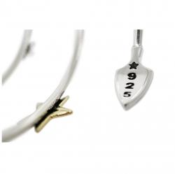 SHOOTING STARS SPIRAL BRACELET W / 18K STAR CUFF BRACELET W / 18K STAR CUFF