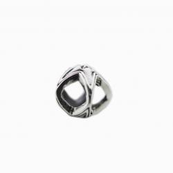 EXTRA TINY DOUBLE FACE STAR IN STAR STUD PENDANT (Include 16" Silver Chain)