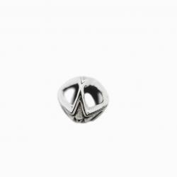 EXTRA TINY DOUBLE FACE STAR IN STAR STUD PENDANT (Include 16" Silver Chain)