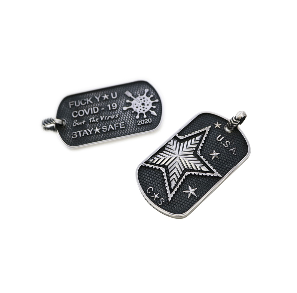 CS BEAT THE VIRUS DOG TAG