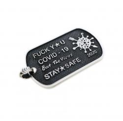 CS BEAT THE VIRUS DOG TAG