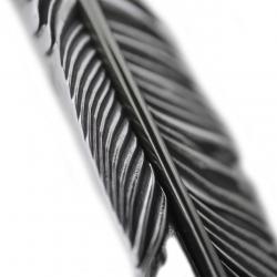 【SOLD OUT】CS NAVAJO TRIPLE STARS ON THE FIRST ARROW FEATHER PENDANT