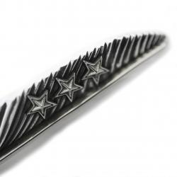 【SOLD OUT】CS NAVAJO TRIPLE STARS ON THE FIRST ARROW FEATHER PENDANT