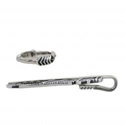 【SOLD OUT】CS NAVAJO TRIPLE STARS ON THE FIRST ARROW FEATHER PENDANT WITH ARROW SPRING
