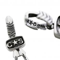 【SOLD OUT】COUPLE ARROW RISING STAR ZIPPER PULL PENDANTS / Pair