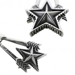 【SOLD OUT】COUPLE ARROW RISING STAR ZIPPER PULL PENDANTS / Pair