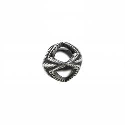 EXTRA TINY DOUBLE FACE DEPP STAR STUD PENDANT(Include 16" Silver Chain)