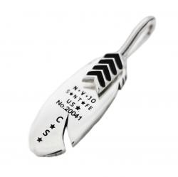 【SOLD OUT】CS NAVAJO TINY STAR ARROW FEATHER LEFT TWISTED PENDANT