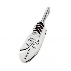 【SOLD OUT】CS NAVAJO TINY STAR ARROW FEATHER RIGHT TWISTED PENDANT