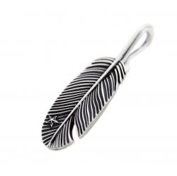 【SOLD OUT】CS NAVAJO TINY STAR ARROW FEATHER RIGHT TWISTED PENDANT