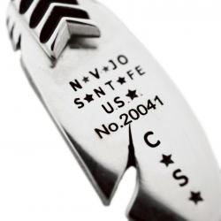 【SOLD OUT】CS NAVAJO TINY STAR ARROW FEATHER RIGHT TWISTED PENDANT