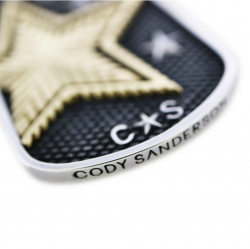 CS BEAT THE VIRUS DOG TAG 925/18K