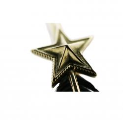 CS NAVAJO SHERIFF STAR ARROW FEATHER 925/18K