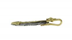 CS NAVAJO SHERIFF STAR ARROW FEATHER 925/18K