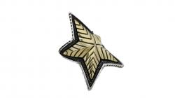 DEPP STAR RING 925/18K