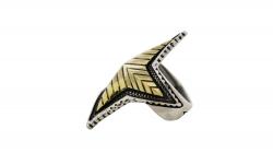 DEPP STAR RING 925/18K