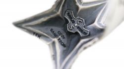 DEPP STAR RING 925/18K
