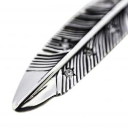 CS NAVAJO SHERIFF STAR ARROW FEATHER PENDANT WITH DIAMONDS – STARRY TAIPEI