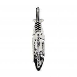 CS NAVAJO SHERIFF STAR ARROW FEATHER PENDANT WITH DIAMONDS – STARRY TAIPEI