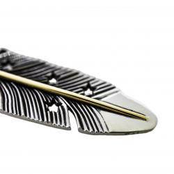 CS NAVAJO SHERIFF STAR ARROW FEATHER PENDANT 925/18K – STARRY TAIPEI