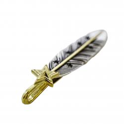 CS NAVAJO SHERIFF STAR ARROW FEATHER PENDANT 925/18K – STARRY TAIPEI