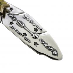 CS NAVAJO SHERIFF STAR ARROW FEATHER PENDANT 925/18K WITH DIAMONDS – STARRY TAIPEI