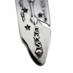 CS NAVAJO SHERIFF STAR ARROW FEATHER PENDANT 925/18K WITH DIAMONDS – STARRY TAIPEI