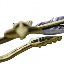 CS NAVAJO SHERIFF STAR ARROW FEATHER PENDANT 925/18K WITH DIAMONDS – STARRY TAIPEI