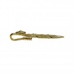CS NAVAJO SHERIFF STAR ARROW FEATHER PENDANT 18K GOLD WITH DIAMONDS - STARRY TAIPEI