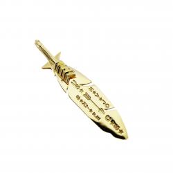 CS NAVAJO SHERIFF STAR ARROW FEATHER 18K GOLD - VIP EXCLUSIVE