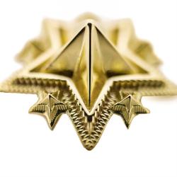 TINY SPIKE STARRY W / ARROW HEAD BAIL PENDANT 18K GOLD - VIP EXCLUSIVE