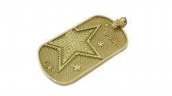 CS BEAT THE VIRUS DOG TAG 18K GOLD - VIP EXCLUSIVE