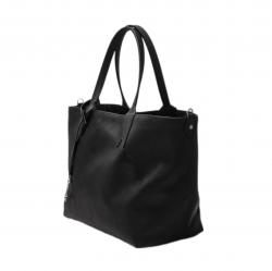CS ARROW RISING STAR ZIPPER DOUBLE SIDED WEARABLE DENIM LEATHER TOTE BIG