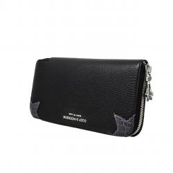 CS ARROW RISING STAR ZIPPER LEATHER BI-FOLD LONG WALLET