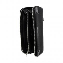 CS ARROW RISING STAR ZIPPER LEATHER BI-FOLD LONG WALLET
