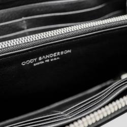 CS ARROW RISING STAR ZIPPER LEATHER BI-FOLD LONG WALLET