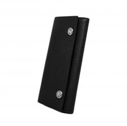 CS BUTTON LEATHER LONG WALLET