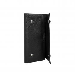 CS BUTTON LEATHER LONG WALLET